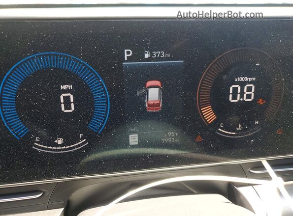 KM8HFCAB8TU403137 2026 HYUNDAI KONA Silver Вид щитка приладів