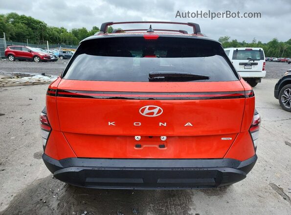 KM8HFCAB9TU379740 2026 HYUNDAI KONA Оранжевый Вид сзади