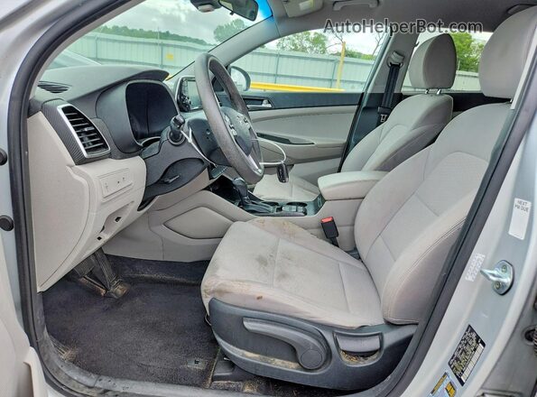 KM8J23A40KU952084 2019 HYUNDAI TUCSON Silver Vista interior delantera