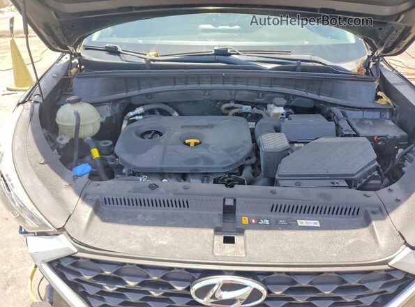 KM8J23A40LU155433 2020 HYUNDAI TUCSON Black Vista del compartimento del motor