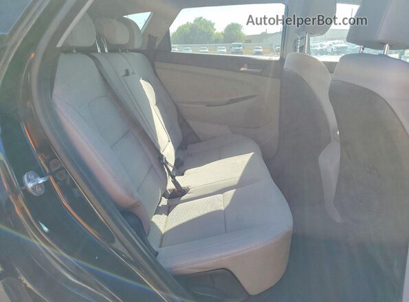 KM8J23A40MU411474 2021 HYUNDAI TUCSON Black Вид задньої частини салону