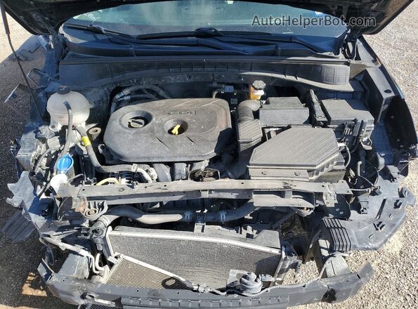 KM8J23A40MU411474 2021 HYUNDAI TUCSON Black Вид підкапотного простору