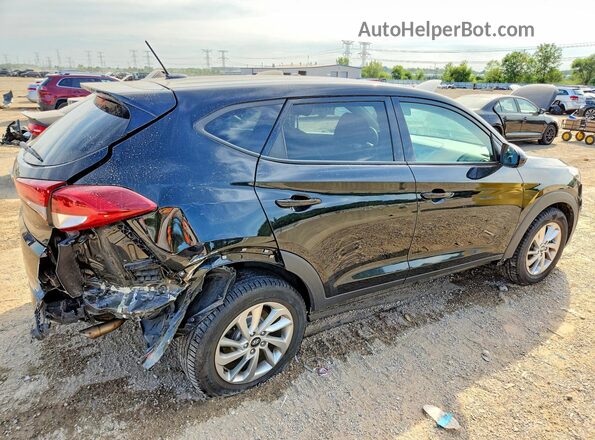 KM8J23A41HU280139 2017 HYUNDAI TUCSON Black Tył prawy