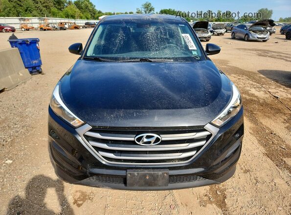 KM8J23A41HU280139 2017 HYUNDAI TUCSON Black Widok z przodu