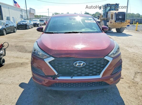 KM8J23A41LU243424 2020 HYUNDAI TUCSON Burgundy წინა ხედი