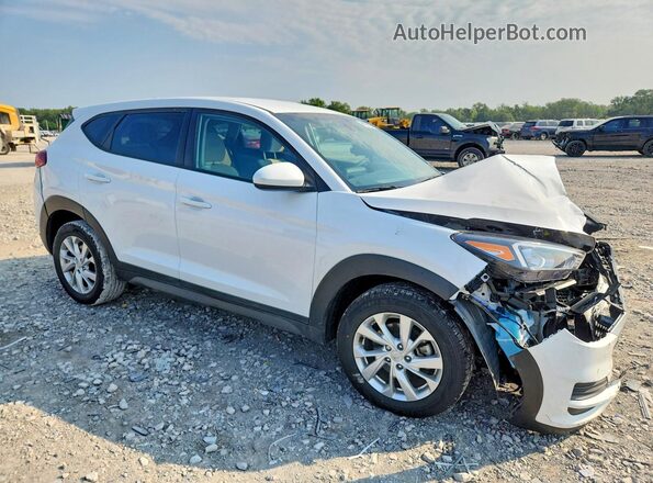 KM8J23A41MU321329 2021 HYUNDAI TUCSON White Передня права чверть