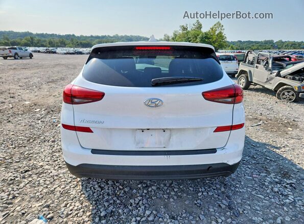 KM8J23A41MU321329 2021 HYUNDAI TUCSON White Вид ззаду