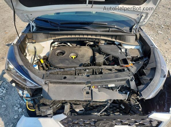 KM8J23A41MU321329 2021 HYUNDAI TUCSON White Вид підкапотного простору