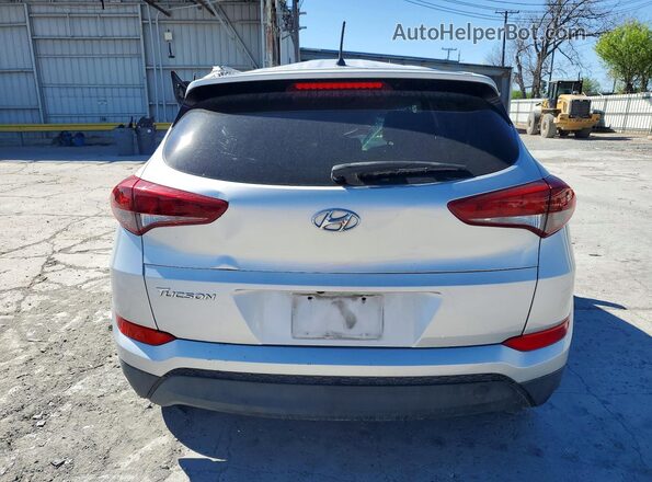 KM8J23A43JU802453 2018 HYUNDAI TUCSON Серебряный Вид сзади