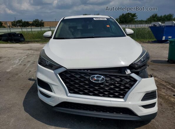 KM8J23A43MU318948 2021 HYUNDAI TUCSON White Widok z przodu