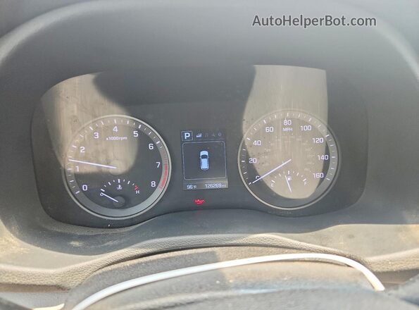 KM8J23A44HU521207 2017 HYUNDAI TUCSON Серебряный Вид щитка приборов
