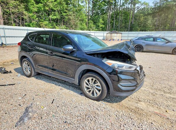 KM8J23A44JU635911 2018 HYUNDAI TUCSON Black Delantero derecho