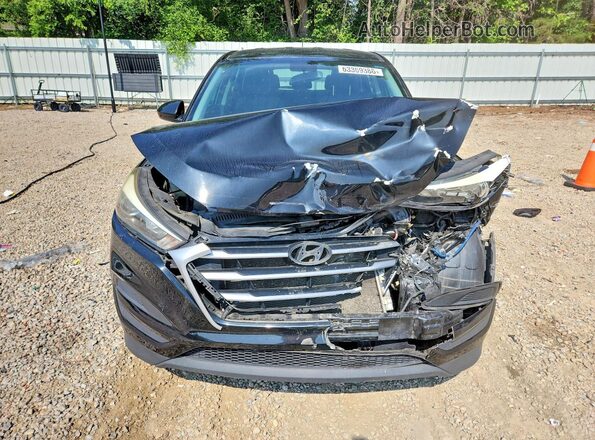 KM8J23A44JU635911 2018 HYUNDAI TUCSON Black Vista frontal