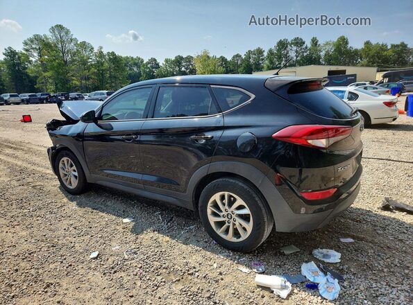 KM8J23A44JU635911 2018 HYUNDAI TUCSON Black Trasero izquierdo