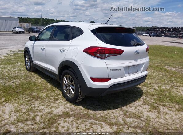 KM8J23A44JU659870 2018 HYUNDAI TUCSON White Trasero izquierdo