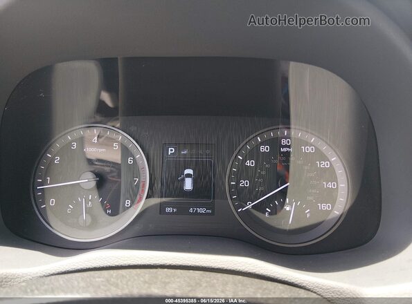 KM8J23A44JU659870 2018 HYUNDAI TUCSON White Vista de los asientos traseros