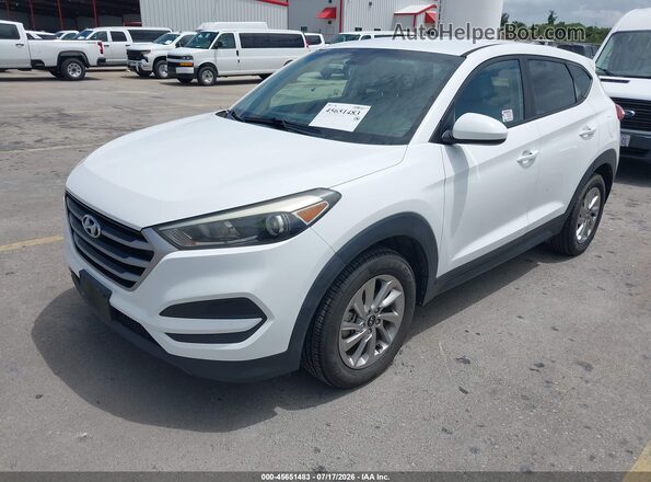 KM8J23A44JU689449 2018 HYUNDAI TUCSON White Przód lewy