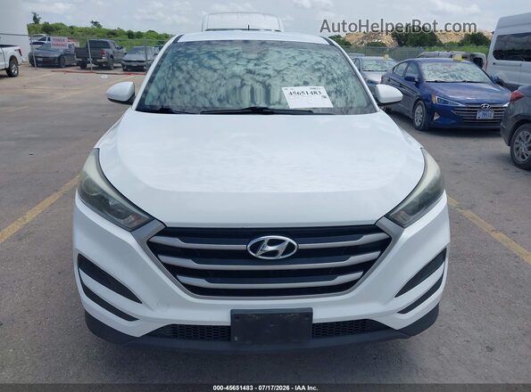 KM8J23A44JU689449 2018 HYUNDAI TUCSON White Widok z przodu