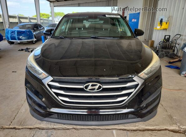 KM8J23A44JU752789 2018 HYUNDAI TUCSON Black Вид спереду