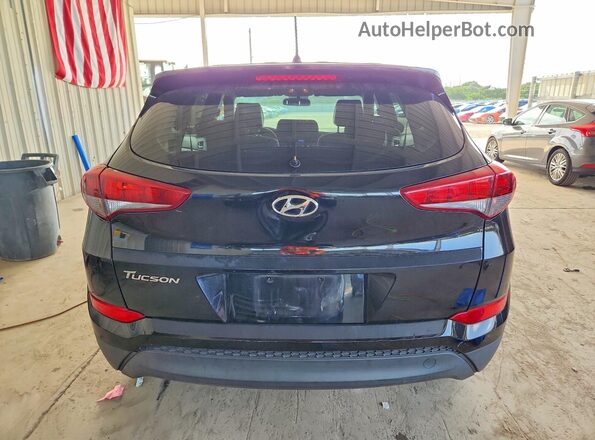 KM8J23A44JU752789 2018 HYUNDAI TUCSON Black Вид ззаду