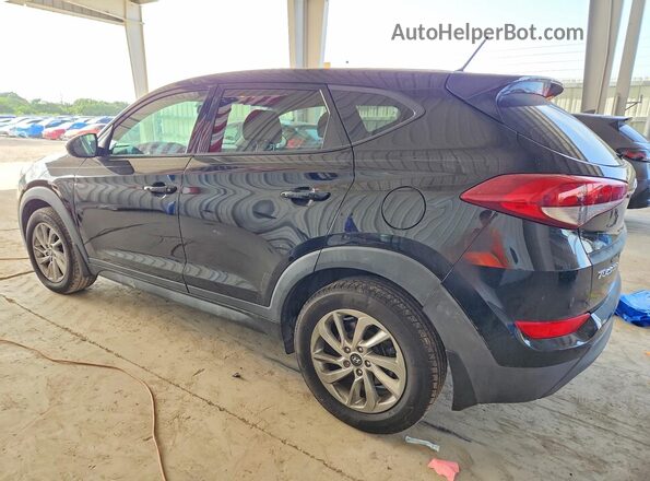 KM8J23A44JU752789 2018 HYUNDAI TUCSON Black Задня ліва чверть