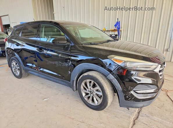 KM8J23A44JU752789 2018 HYUNDAI TUCSON Black Передня права чверть