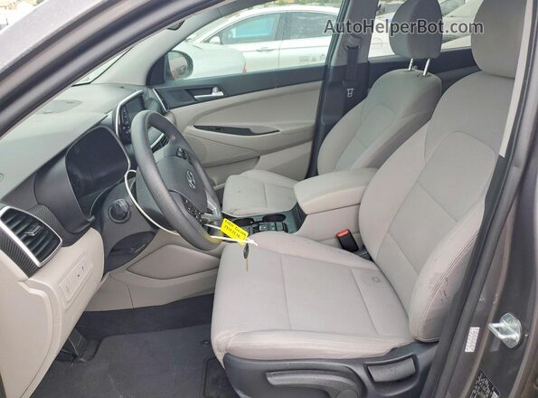 KM8J23A44LU113248 2020 HYUNDAI TUCSON Серый Вид салона спереди