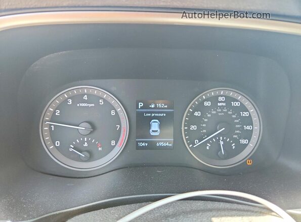 KM8J23A45LU109029 2020 HYUNDAI TUCSON Черный Вид щитка приборов