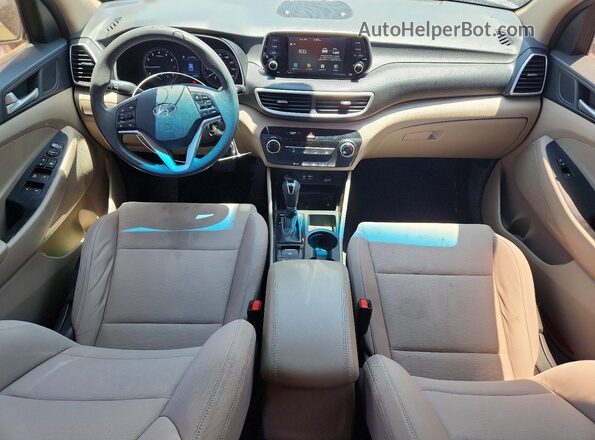 KM8J23A45LU109029 2020 HYUNDAI TUCSON Черный Вид панели приборов