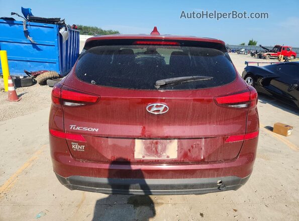 KM8J23A45LU164564 2020 HYUNDAI TUCSON Burgundy უკანა ხედი