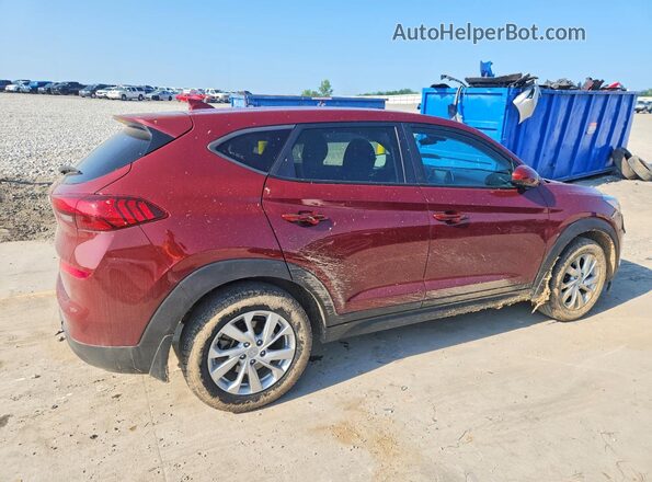 KM8J23A45LU164564 2020 HYUNDAI TUCSON Burgundy უკანა მარჯვენა