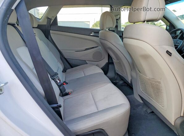 KM8J23A46GU222137 2016 HYUNDAI TUCSON Белый Вид задней части салона