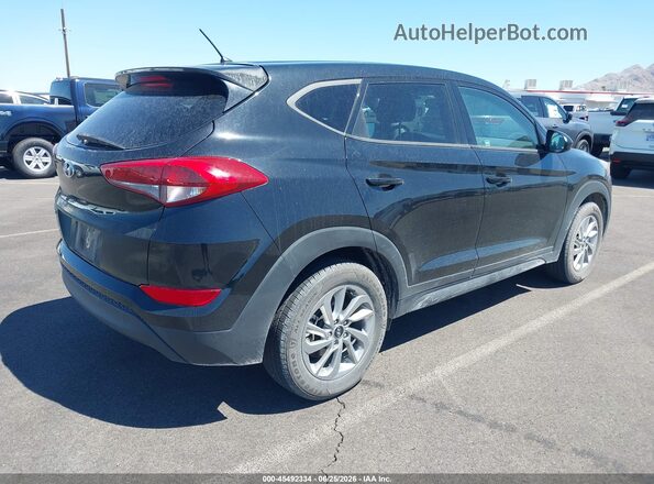KM8J23A46JU698573 2018 HYUNDAI TUCSON Черный Задняя правая четверть