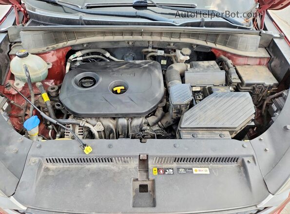 KM8J23A46KU885250 2019 HYUNDAI TUCSON Красный Вид подкапотного пространства