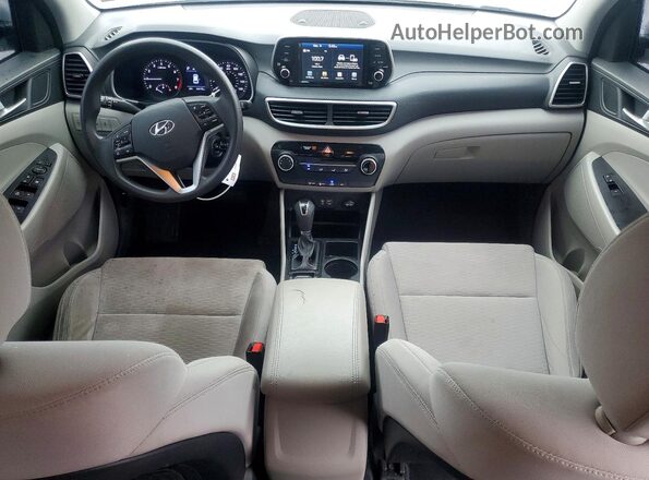 KM8J23A47KU886875 2019 HYUNDAI TUCSON Серебряный Вид панели приборов