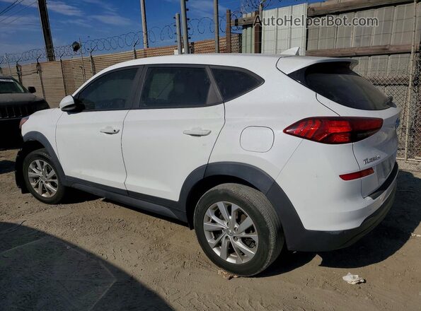 KM8J23A47LU158491 2020 HYUNDAI TUCSON White უკანა მარცხენა