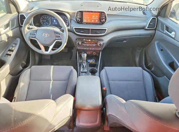 KM8J23A47LU189000 2020 HYUNDAI TUCSON Charcoal წინა პანელის ხედი