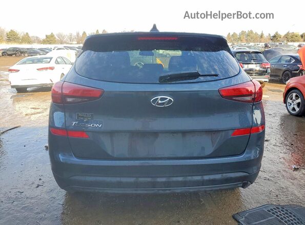KM8J23A47MU379820 2021 HYUNDAI TUCSON Gray Rear view
