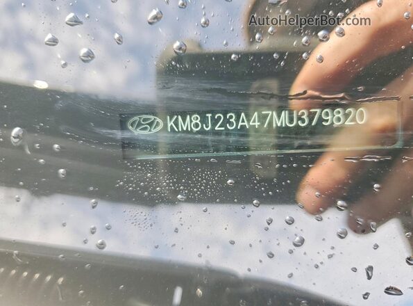 KM8J23A47MU379820 2021 HYUNDAI TUCSON Gray Engine compartment view