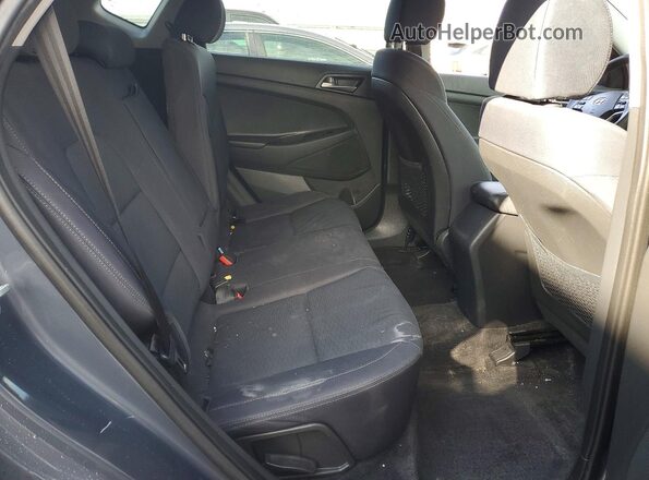KM8J23A47MU379820 2021 HYUNDAI TUCSON Gray Rear seats view
