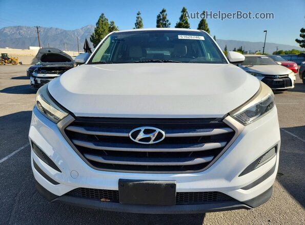 KM8J23A48GU207123 2016 HYUNDAI TUCSON White Widok z przodu
