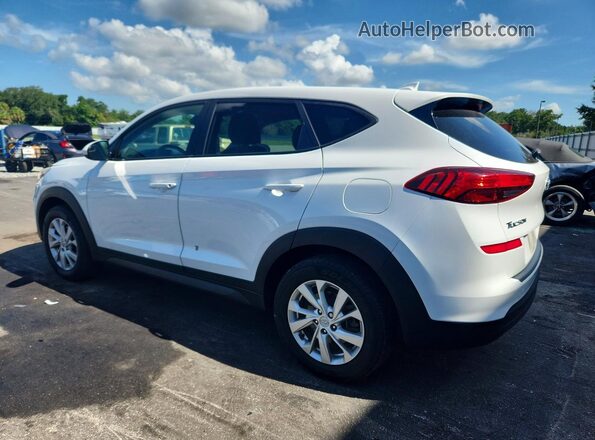 KM8J23A48KU013846 2019 HYUNDAI TUCSON White Trasero izquierdo