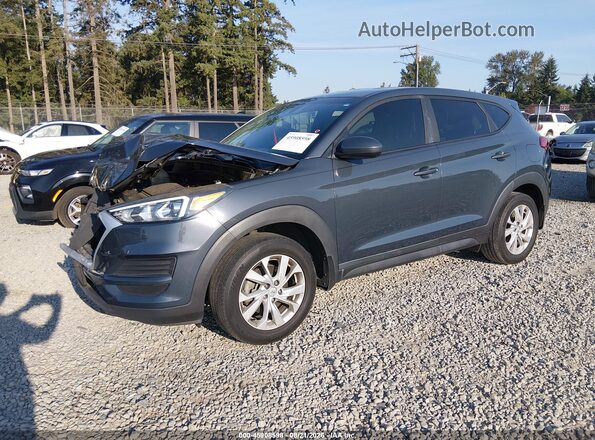 KM8J23A48LU151579 2020 HYUNDAI TUCSON Gray Передня ліва чверть