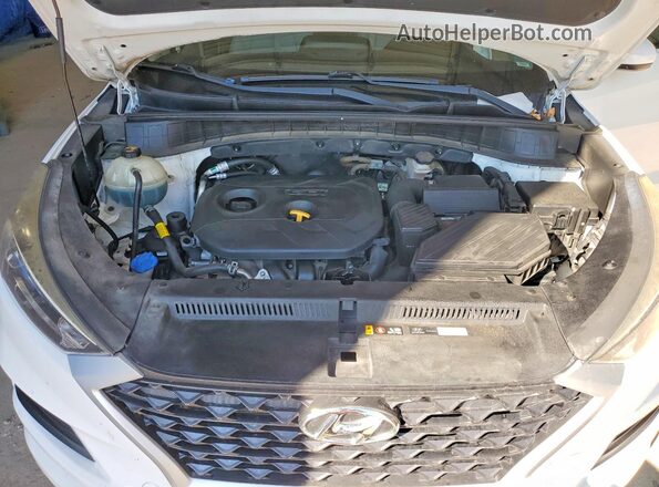 KM8J23A48LU164929 2020 HYUNDAI TUCSON White Widok komory silnika