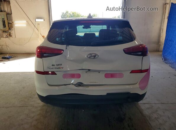 KM8J23A48LU164929 2020 HYUNDAI TUCSON White Widok z tyłu