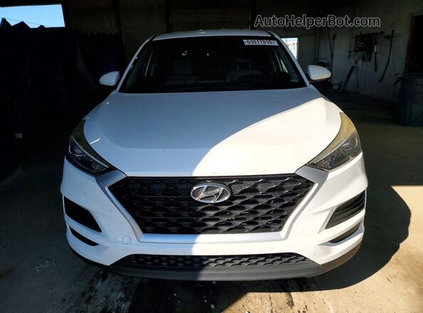 KM8J23A48LU164929 2020 HYUNDAI TUCSON White Widok z przodu