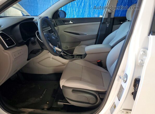 KM8J23A48LU164929 2020 HYUNDAI TUCSON White Widok wnętrza z przodu