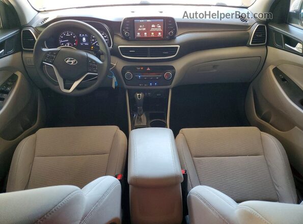 KM8J23A48LU164929 2020 HYUNDAI TUCSON White Widok deski rozdzielczej