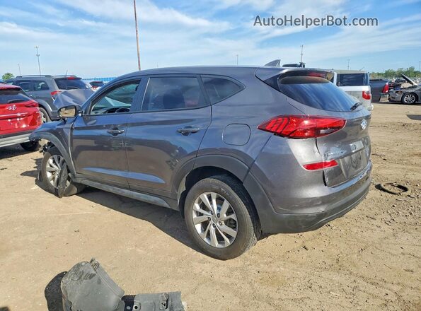 KM8J23A48MU362864 2021 HYUNDAI TUCSON Gray Trasero izquierdo