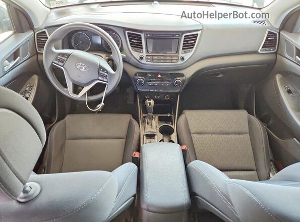 KM8J23A49JU786114 2018 HYUNDAI TUCSON Gray Vista del salpicadero